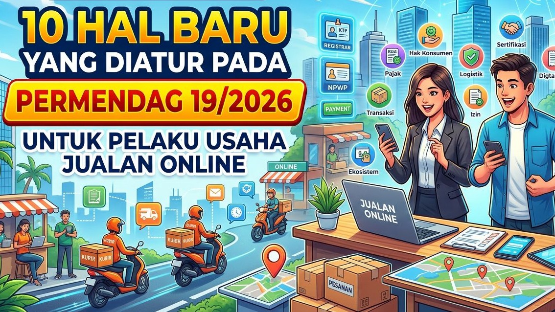 Jualan Online Sekarang Ada Aturan Mainnya: 10 Hal Baru yang Wajib Dipahami Pelaku Usaha dari Permendag 19 Tahun 2026